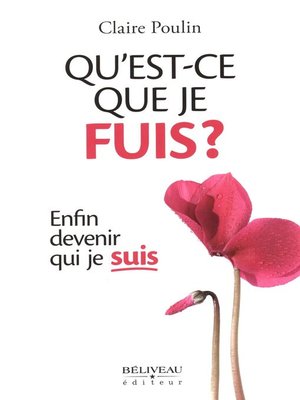 cover image of Qu'est-ce que je fuis?